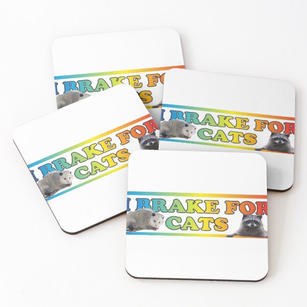 Item preview, I Brake for Cats designed and sold by taylornholland.