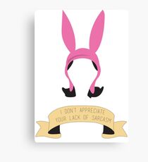 Louise of Sarcasm Canvas Print