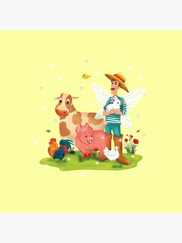 Thumbnail 3 of 3, Pin, Magical Fairy Farm Life With Jonathan The Fairy Farmer™ designed and sold by TeelieTurner.