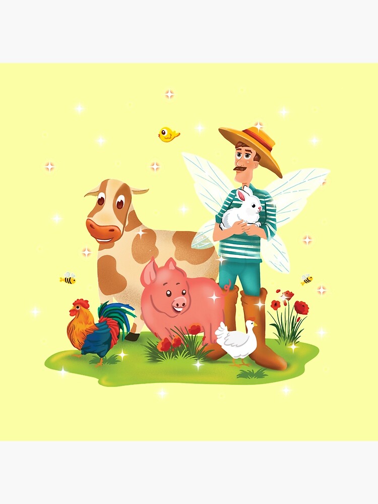 Thumbnail 2 of 2, Tote Bag, Magical Fairy Farm Life With Jonathan The Fairy Farmer™ designed and sold by TeelieTurner.