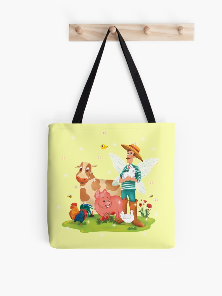 Thumbnail 1 of 2, Tote Bag, Magical Fairy Farm Life With Jonathan The Fairy Farmer™ designed and sold by TeelieTurner.