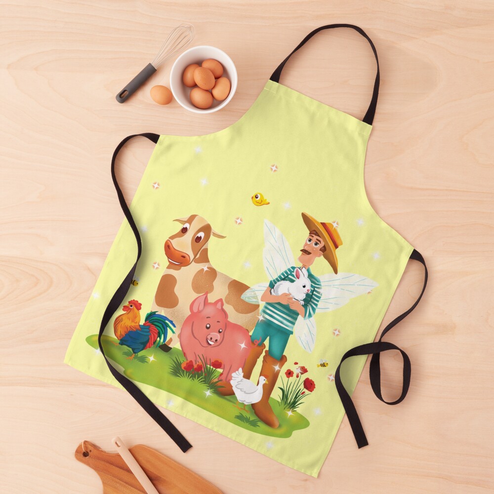 Magical Fairy Farm Life With Jonathan The Fairy Farmer™ Apron