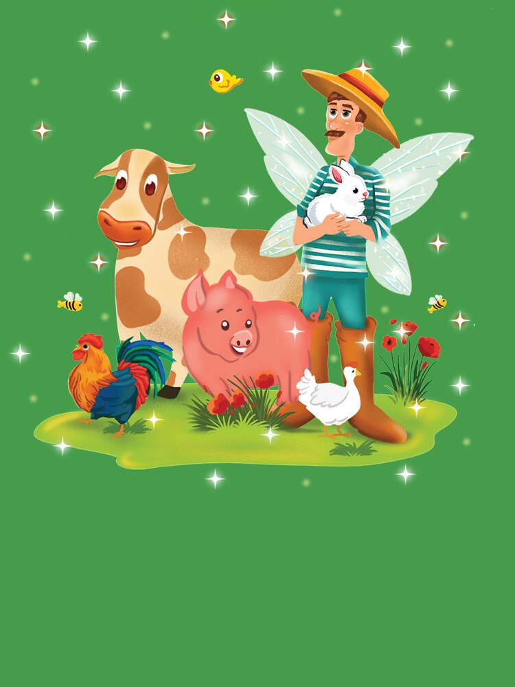 Thumbnail 2 of 2, Baby One-Piece, Magical Fairy Farm Life With Jonathan The Fairy Farmer™ designed and sold by TeelieTurner.