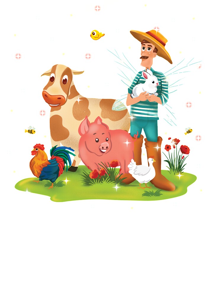 Thumbnail 2 of 2, Baby T-Shirt, Magical Fairy Farm Life With Jonathan The Fairy Farmer™ designed and sold by TeelieTurner.