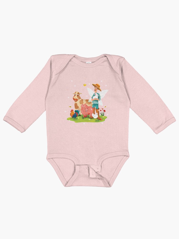 Thumbnail 1 of 2, Baby One-Piece, Magical Fairy Farm Life With Jonathan The Fairy Farmer™ designed and sold by TeelieTurner.
