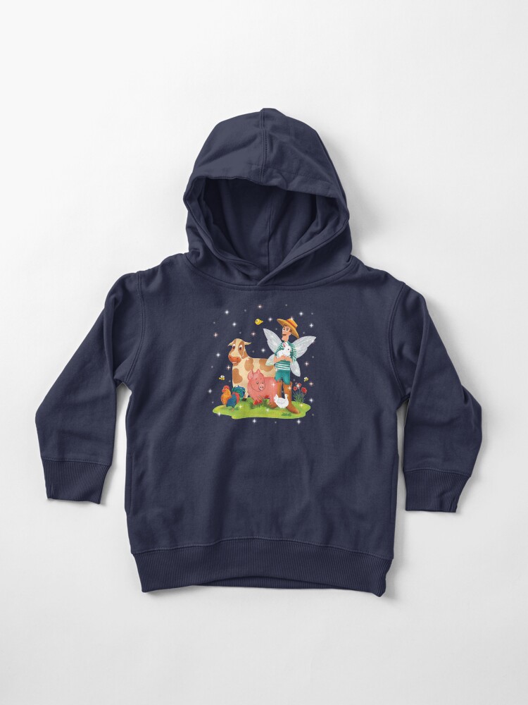 Thumbnail 1 of 5, Toddler Pullover Hoodie, Magical Fairy Farm Life With Jonathan The Fairy Farmer™ designed and sold by TeelieTurner.