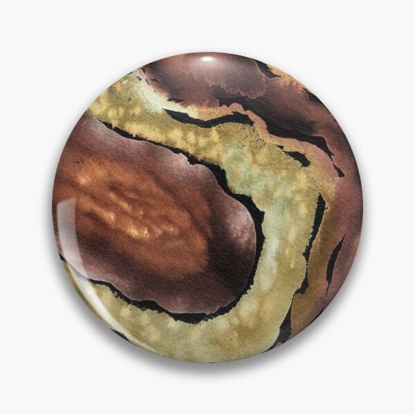 Item preview, Brown Beige Abstract Agate Stone Organic Lines III designed and sold by Irina Sztukowski.