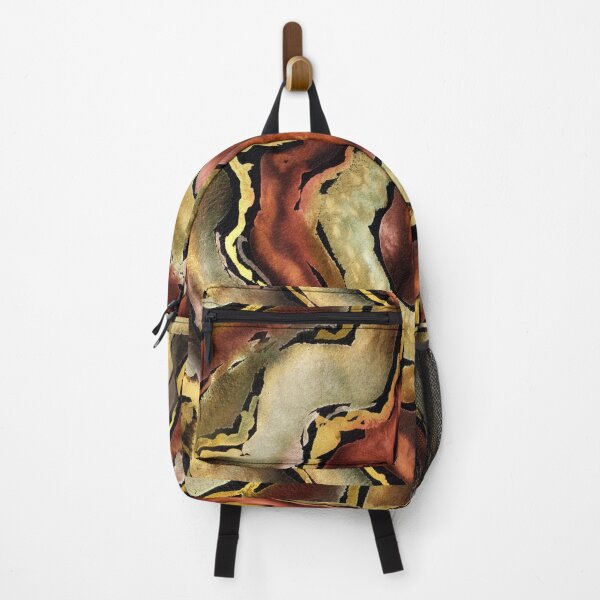 Item preview, Brown Beige Abstract Agate Stone Organic Lines IV designed and sold by Irina Sztukowski.