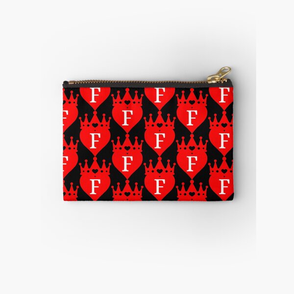 Item preview, king or queen crowned red heart with letter  F designed and sold by ronaldsonou.