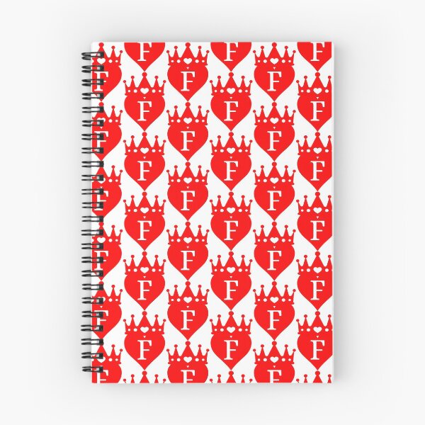 Item preview, crowned red heart with letter F designed and sold by ronaldsonou.