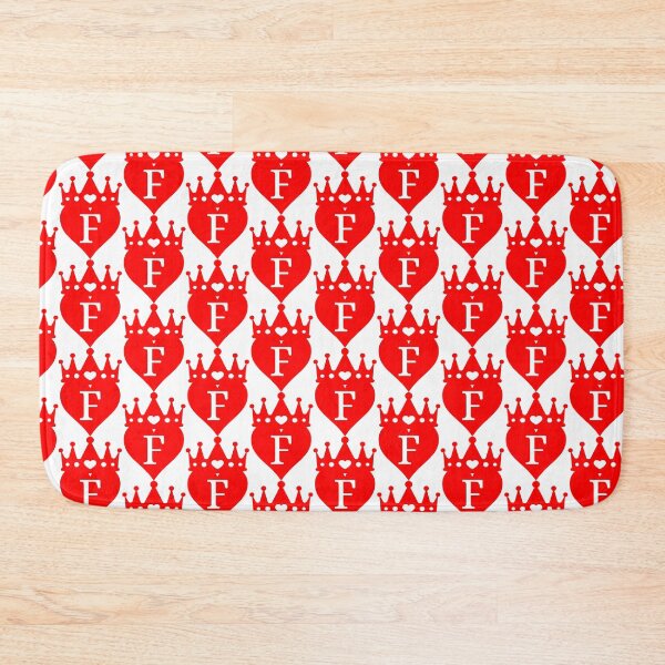 Item preview, crowned red heart with letter F designed and sold by ronaldsonou.