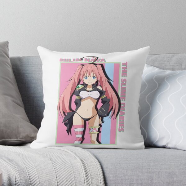 MILIM NAVA THE SLIME DIARIES Throw Pillow