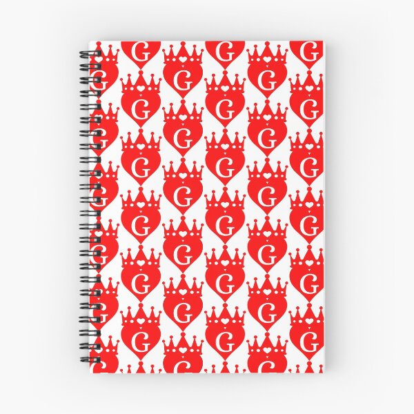 Item preview, crowned red heart with letter G designed and sold by ronaldsonou.