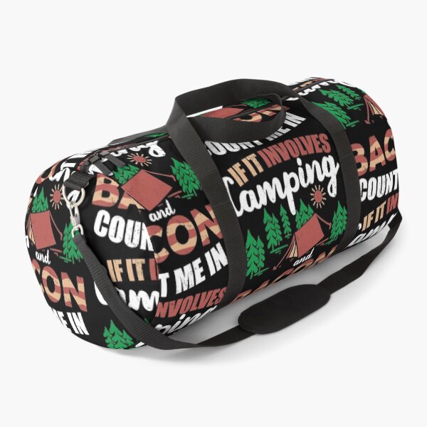 Item preview, If It Involves Camping And Bacon Count Me In | Sizzling Strips Of Pork designed and sold by GravitiTees.