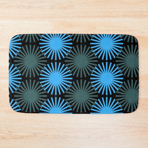 Item preview, TRIPPY ILLUSION | 3D DESIGN | 3D EFFECT | BROWN | BABY BLUE | ALL OVER | FULL PATTERN DESIGN designed and sold by desiigned.