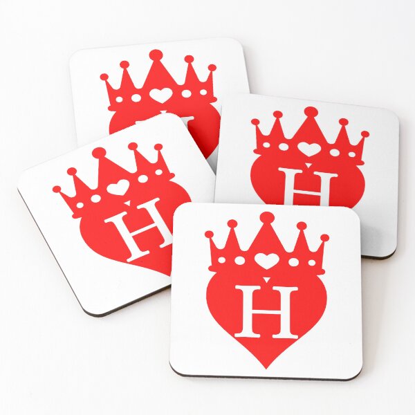 Item preview, crowned red heart with letter H designed and sold by ronaldsonou.