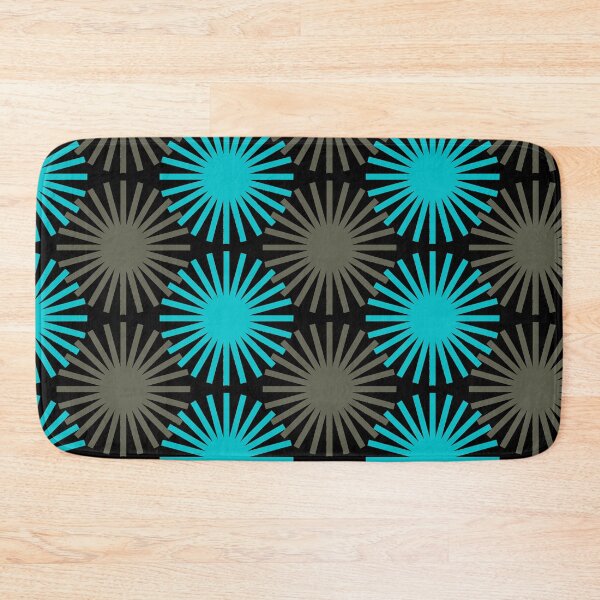 Item preview, TRIPPY ILLUSION | 3D DESIGN | 3D EFFECT | BROWN | BABY BLUE | ALL OVER | FULL PATTERN DESIGN designed and sold by desiigned.