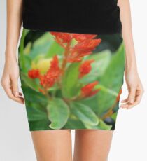 Carrot Salvia Mini Skirt
