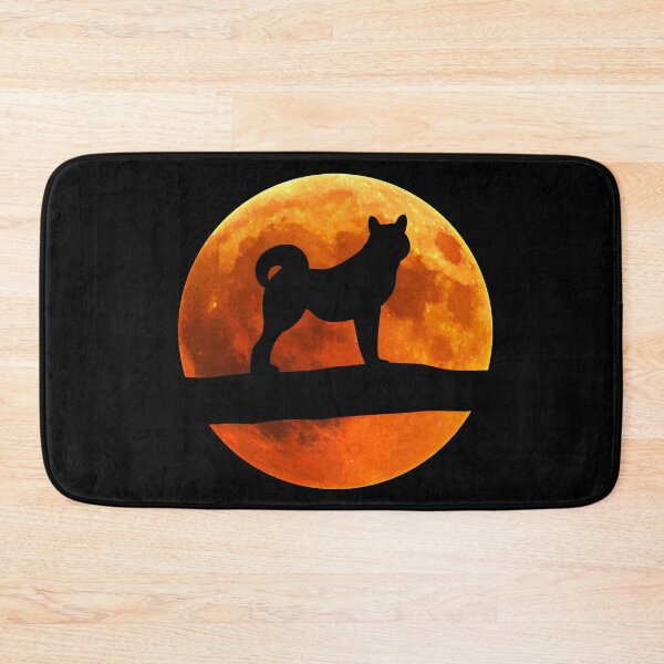 Item preview, Shiba Inu Dog Silhouette Moon Shiba Inu lover designed and sold by alaechamlal.