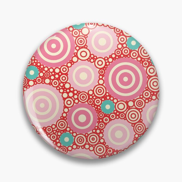 Artikelvorschau, Aztec Warrior Concentric Circles Design Passion Color Print Passion entworfen und verkauft von Pierre Bernard Jr.
