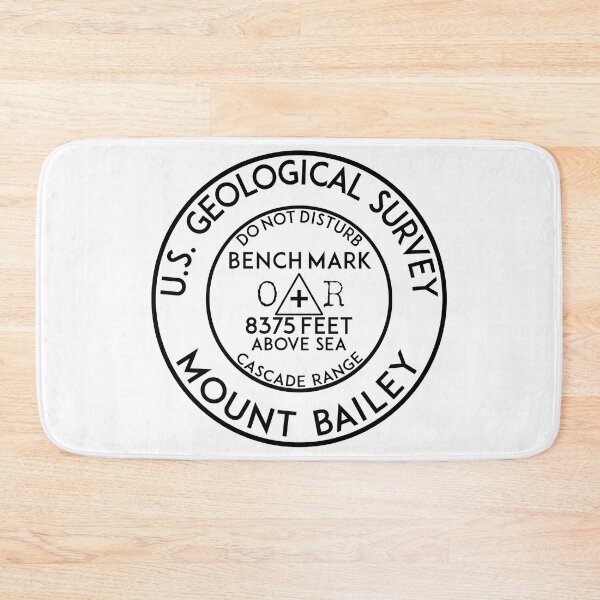 Item preview, Mount Bailey Oregon Benchmark Bench Mark USGS Cascade Range designed and sold by DESTINATIONS DECAL.