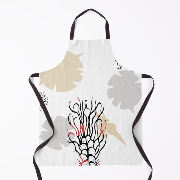 Item preview, Modern art, neutral abstract art, beige, red, black and grey designed and sold by hvasilevshop.