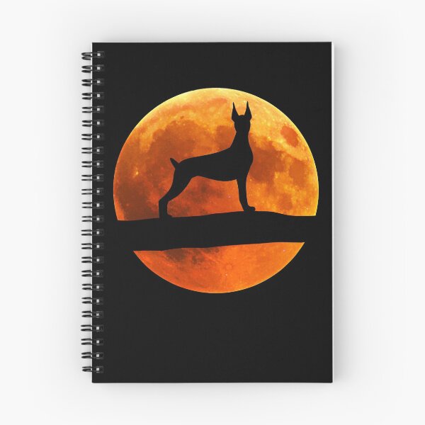 Item preview, Doberman Dog Silhouette Moon Doberman lover designed and sold by alaechamlal.
