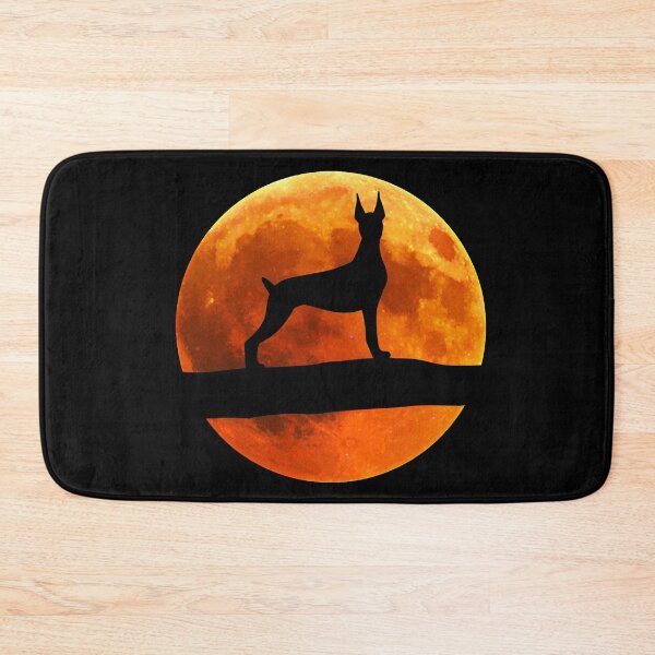 Item preview, Doberman Dog Silhouette Moon Doberman lover designed and sold by alaechamlal.