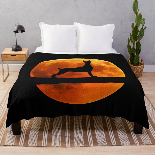 Item preview, Doberman Dog Silhouette Moon Doberman lover designed and sold by alaechamlal.