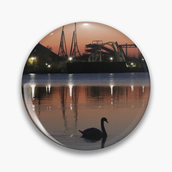 Item preview, Thorpe Park Sunset Silhouette designed and sold by MarkGoughImages.