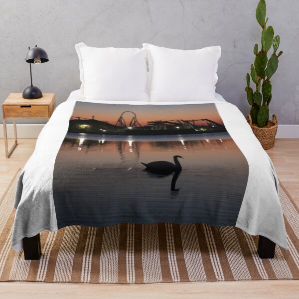 Item preview, Thorpe Park Sunset Silhouette designed and sold by MarkGoughImages.