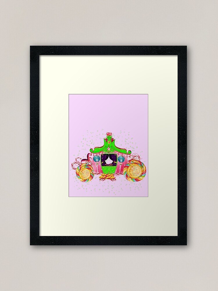 Alternate view of Gigi’s Magical Candy Carriage™ Framed Art Print