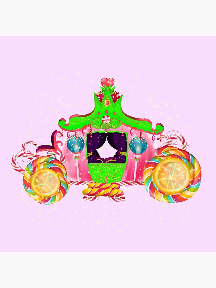 Thumbnail 4 of 4, Clock, Gigi’s Magical Candy Carriage™ designed and sold by TeelieTurner.
