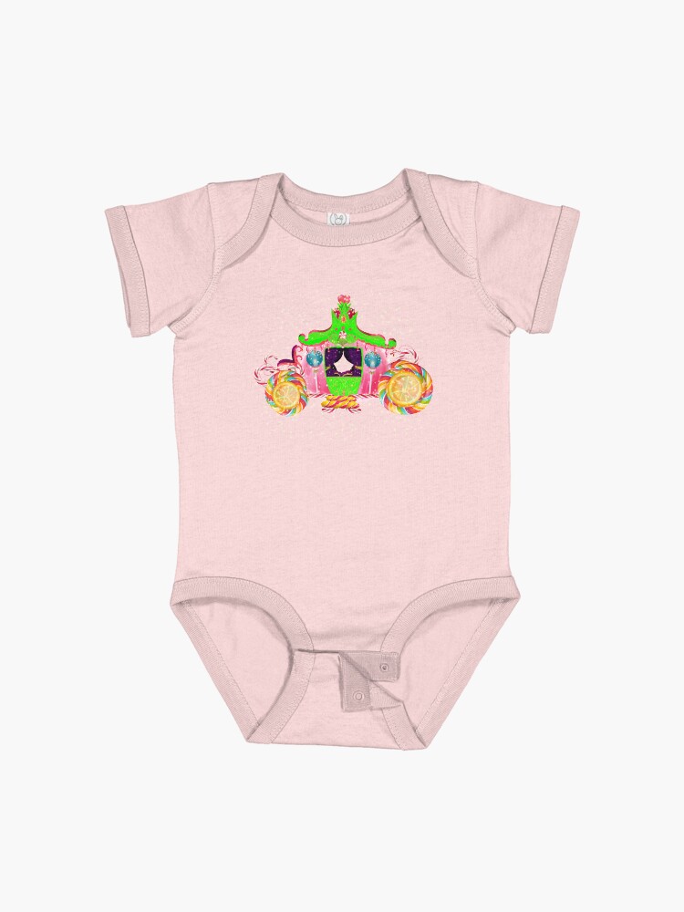 Thumbnail 1 of 2, Baby One-Piece, Gigi’s Magical Candy Carriage™ designed and sold by TeelieTurner.