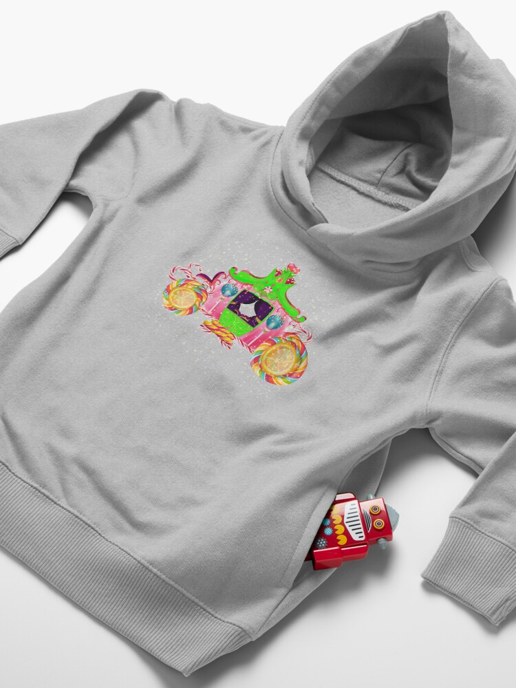 Thumbnail 4 of 5, Toddler Pullover Hoodie, Gigi’s Magical Candy Carriage™ designed and sold by TeelieTurner.
