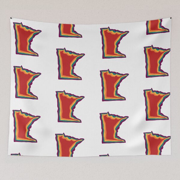 Item preview, Colorful Bright Multicolored Minnesota MN designed and sold by hopecope.