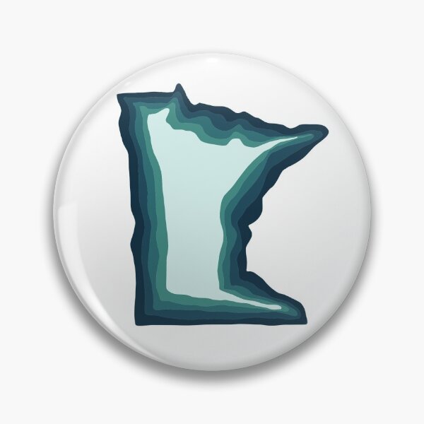 Item preview, Blue Green Teal Minnesota designed and sold by hopecope.