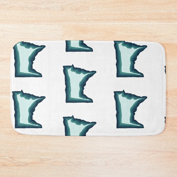 Item preview, Blue Green Teal Minnesota designed and sold by hopecope.