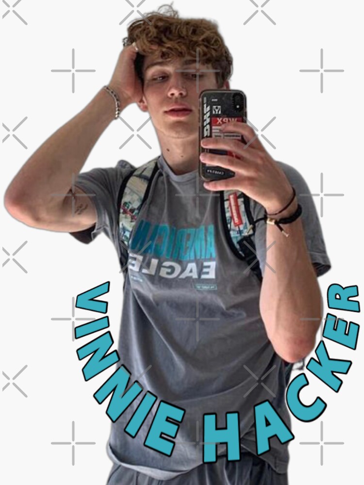 "Vinnie Hacker" Sticker for Sale by fadedroses94 Redbubble
