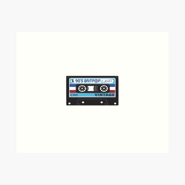 Artikel-Vorschau von Britpop-Mixtape im Retro-Stil der 90er, designt und verkauft von CjbdIOW.
