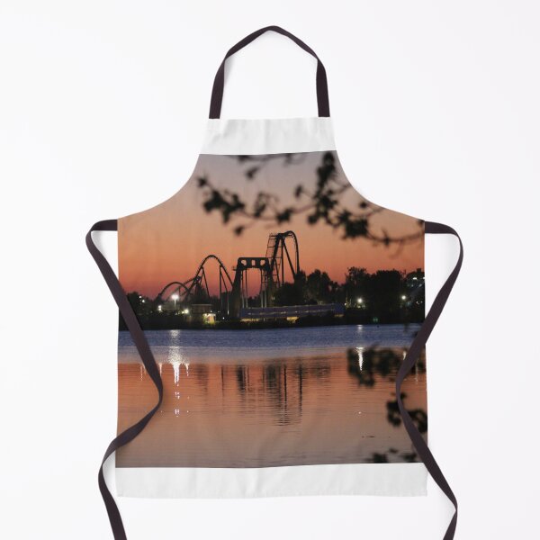 Item preview, Sunset Silhouette Rollercoaster Reflections designed and sold by MarkGoughImages.