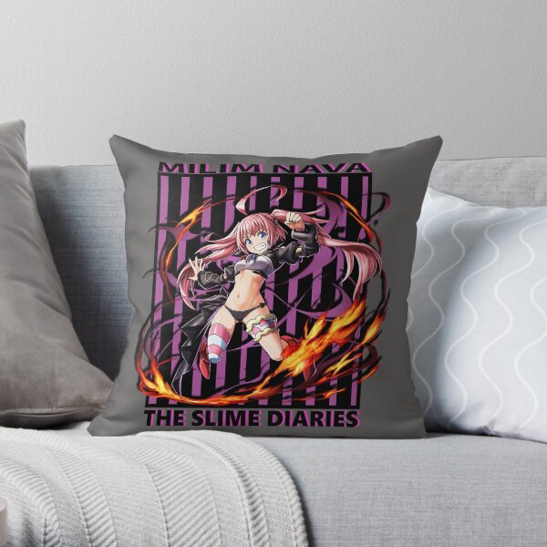 MILIM NAVA THE SLIME DIARIES Throw Pillow