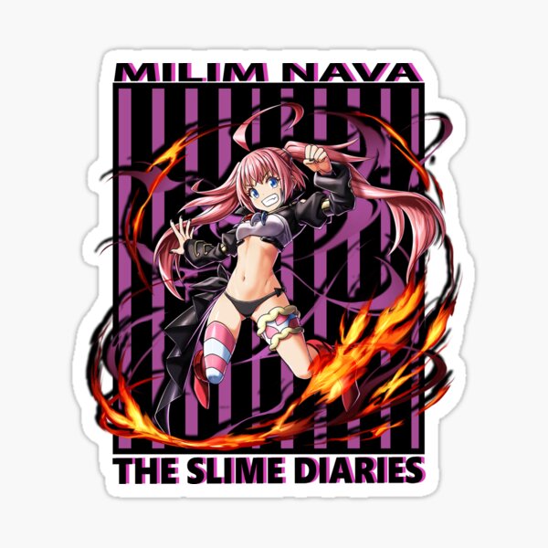 MILIM NAVA THE SLIME DIARIES Sticker