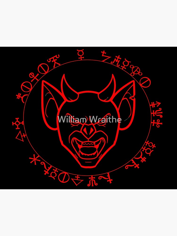 "Demon Protector Circle" Poster by wraithe76 Redbubble