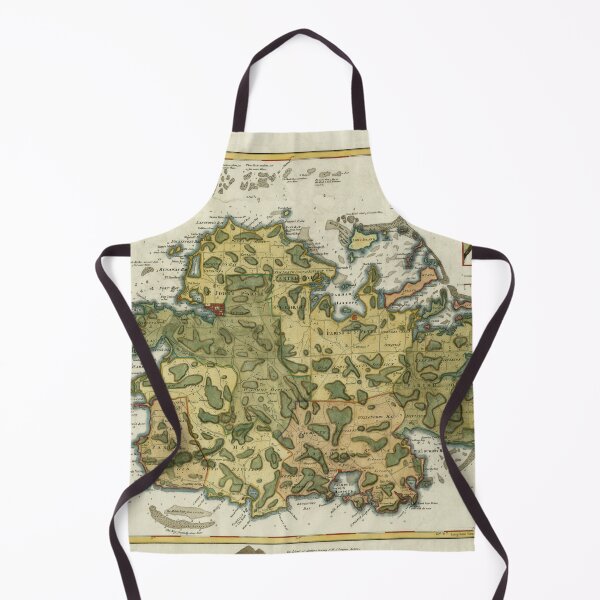 Item preview, Old Antigua Map (1794) Vintage Waladli Island Atlas designed and sold by BravuraMedia.