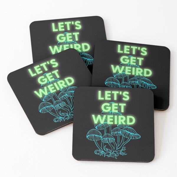 Item preview, Shrooms Let's Get Weird designed and sold by WishingInkwell.