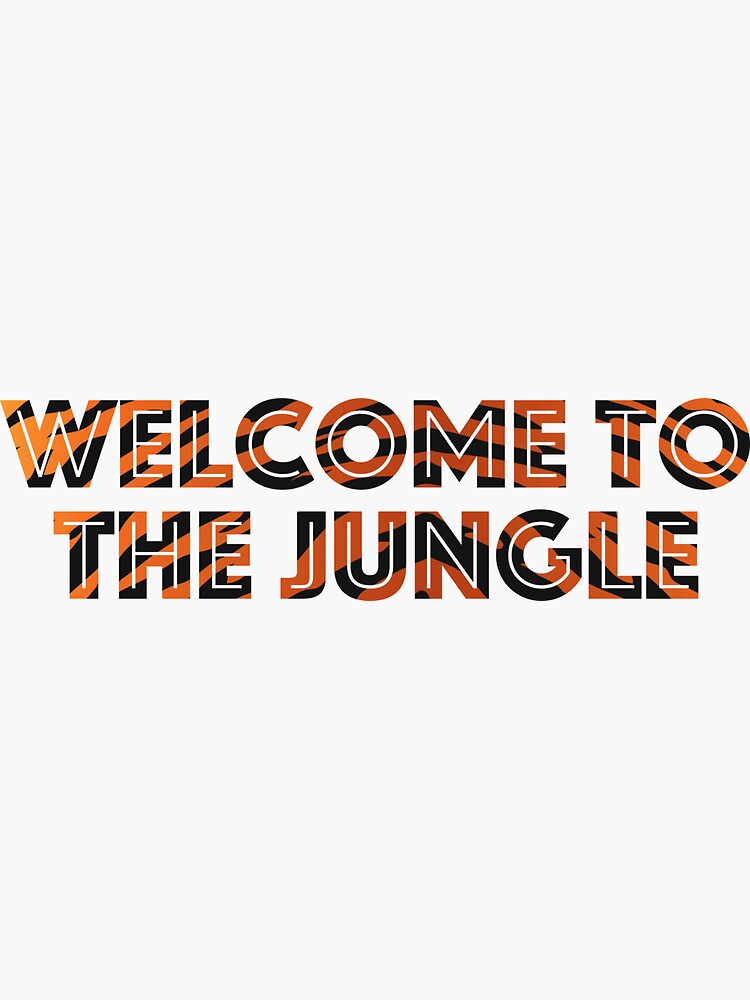 to the Jungle" Sticker for Sale by GNRPrints Redbubble