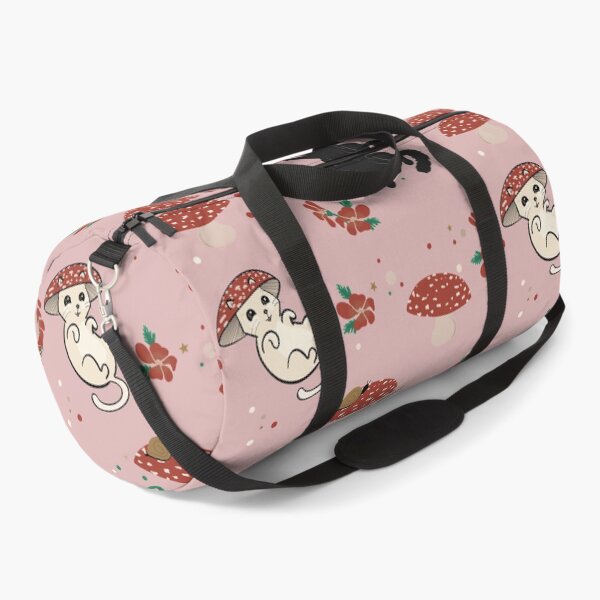 Item preview, Pink- mushrooms, cat, and friends  designed and sold by moda-M.