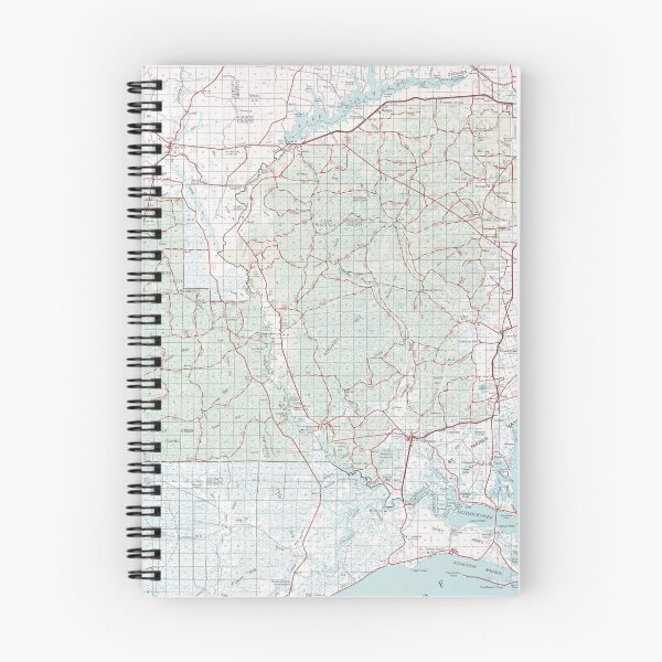 Item preview, Apalachicola National Forest Map (1973) Florida Woodlands Reserve Atlas designed and sold by BravuraMedia.