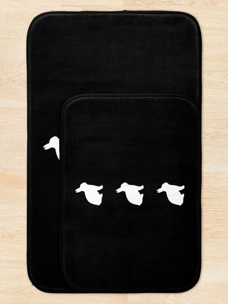 Thumbnail 5 of 6, Bath Mat, White Rabbit designed and sold by IDEZIGN2017.